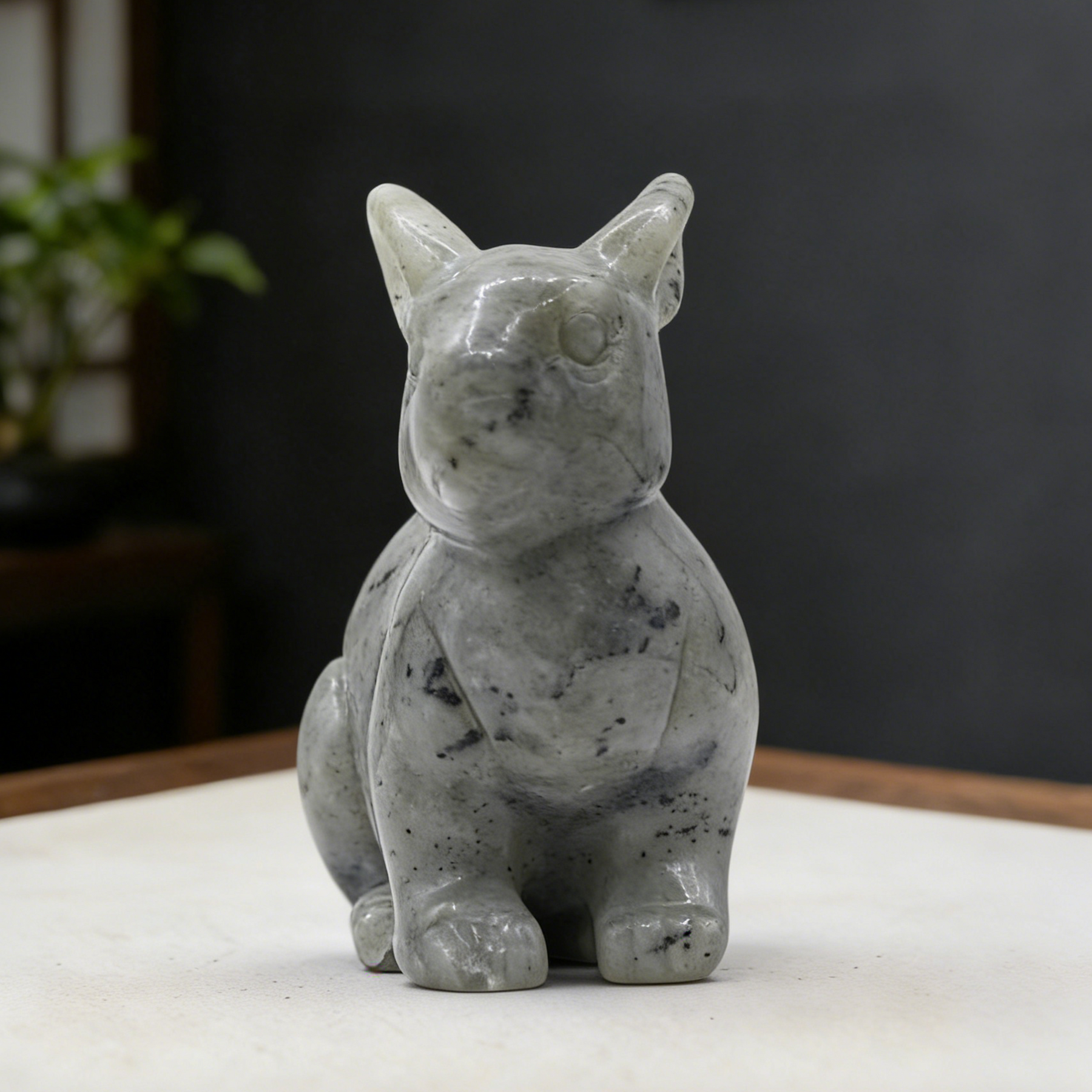 Labradorite Rabbit Carving — view 7