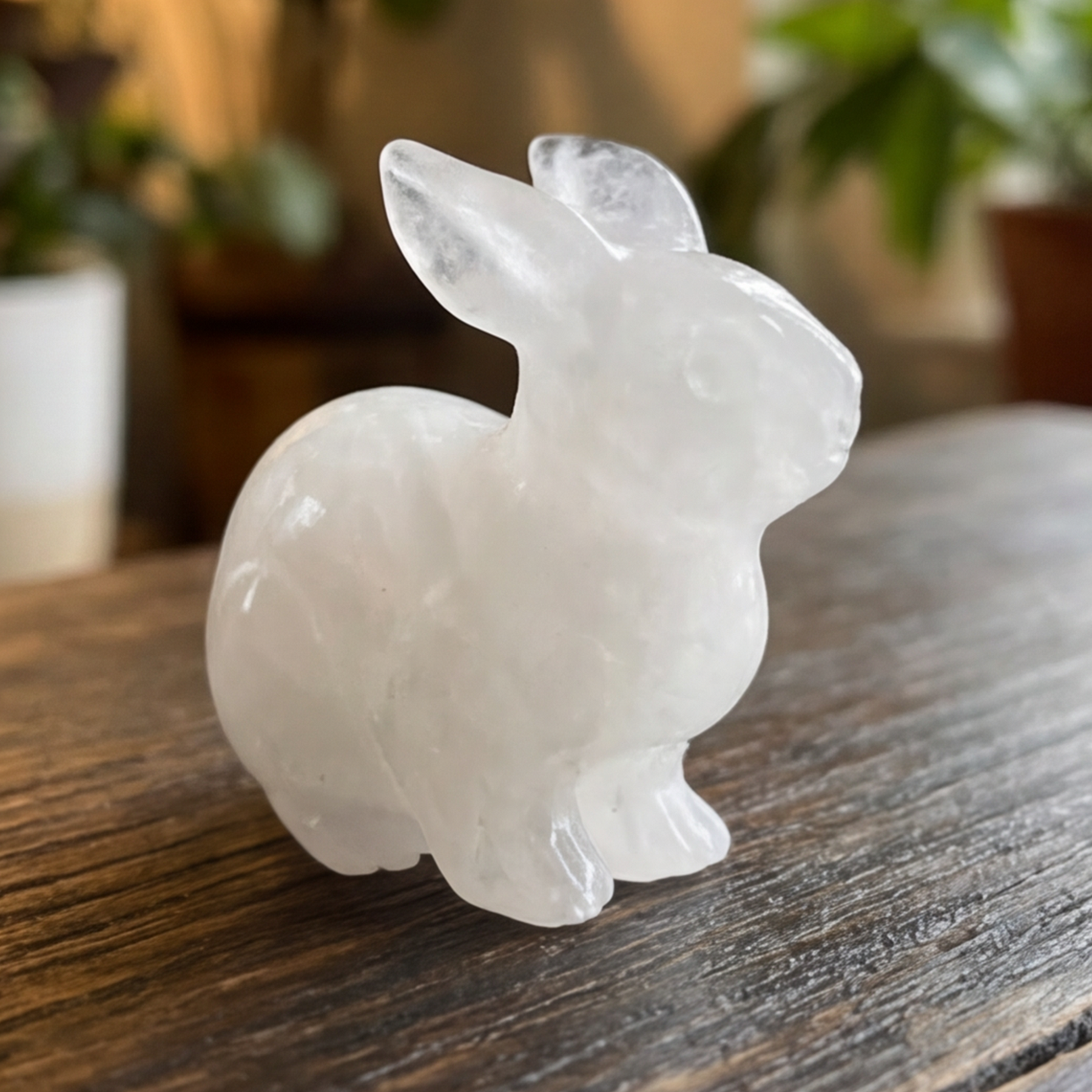Angolan Quartz Rabbit Carving – Healing Crystal Animal — view 8