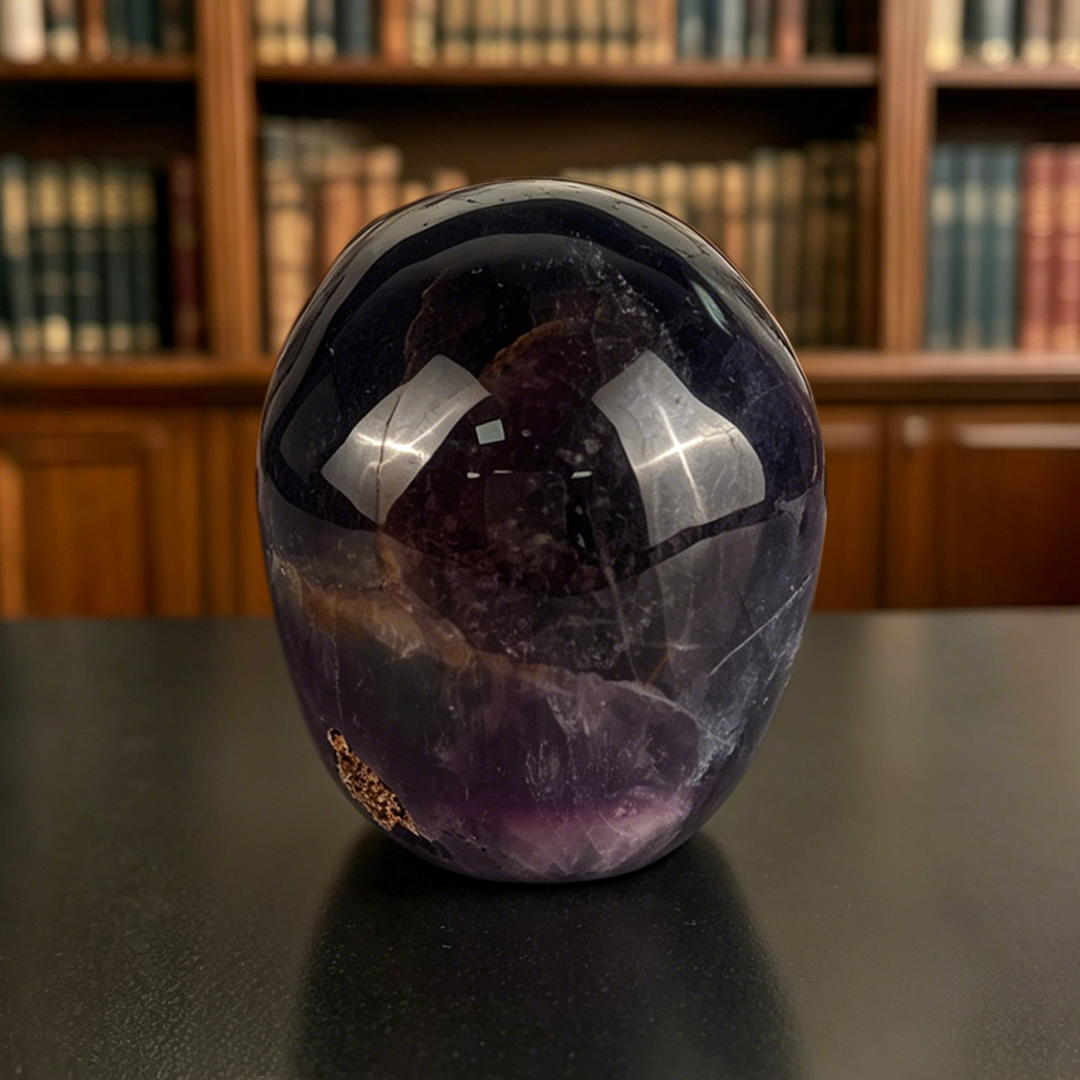 4.5 Inch Fluorite Crystal Skull — view 5