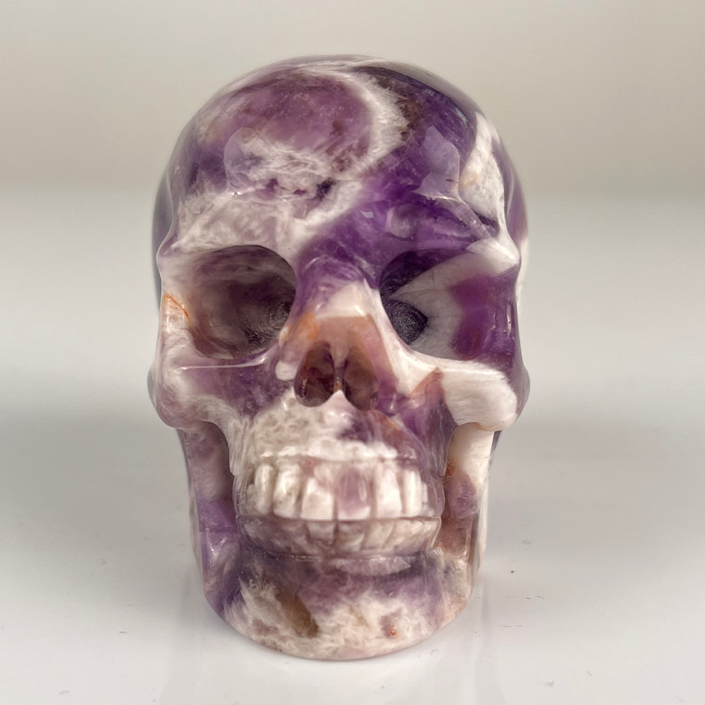 3 Inch Dream Amethyst Crystal Skull – Healing Stone — view 7