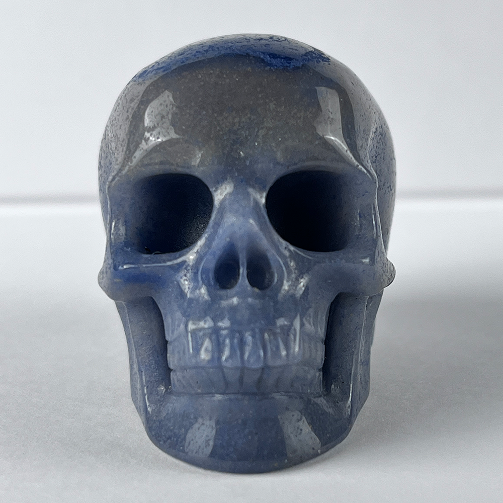 2 Inch Blue Aventurine Crystal Skull – Skull — view 3