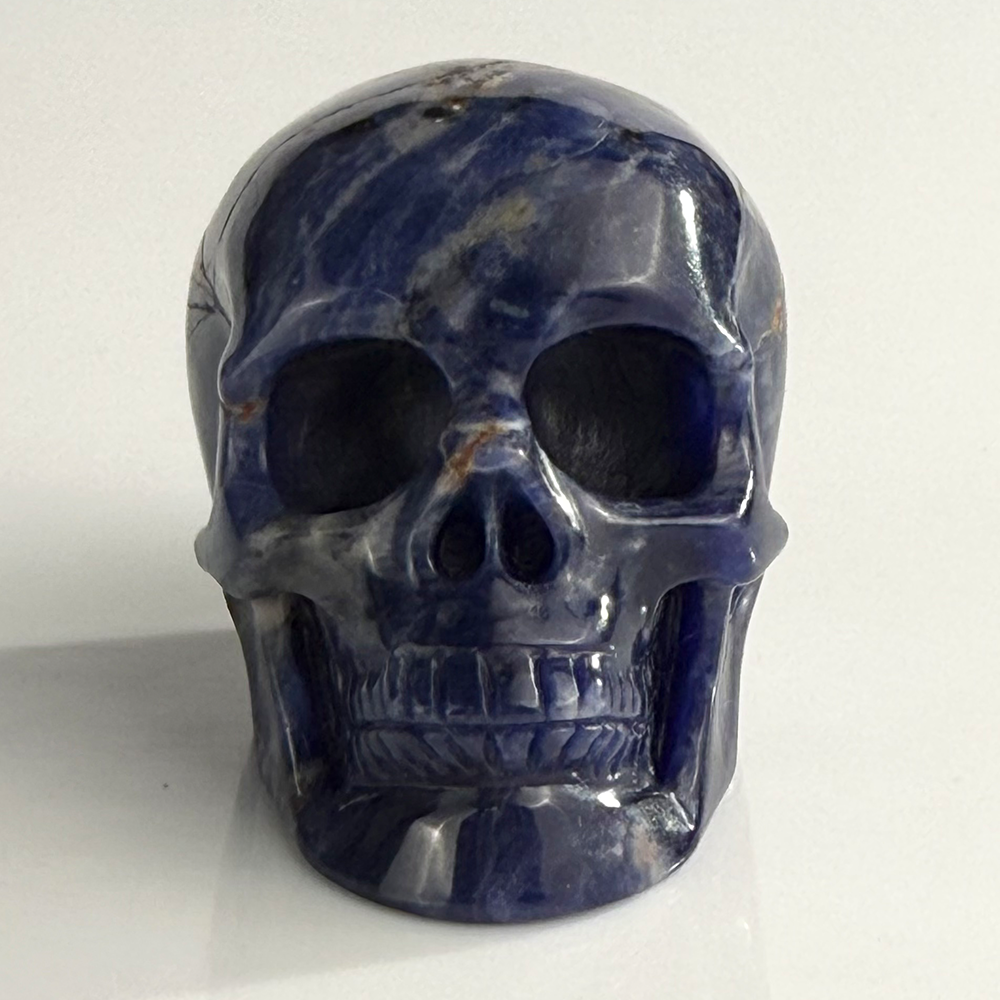2 Inch Blue Lace Agate Crystal Skull – Skull — view 7