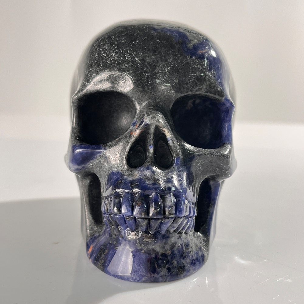 4.5 Inch Blue Lace Agate Crystal Skull — view 7
