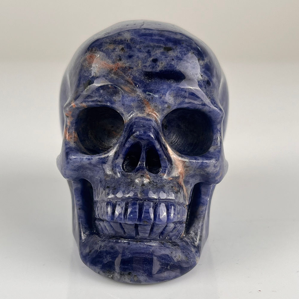 3 Inch Blue Lace Agate Crystal Skull – Gemstone — view 7