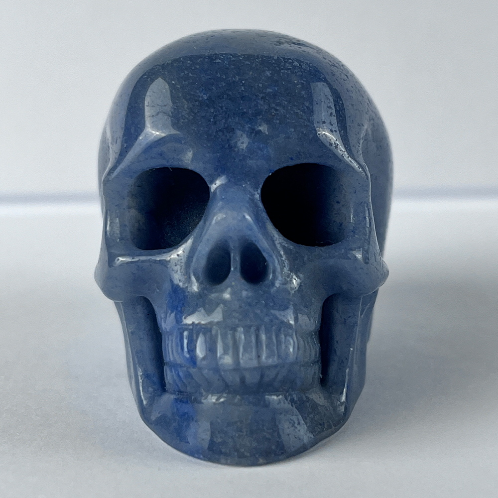 2 Inch Blue Aventurine Crystal Skull – Skull — view 3