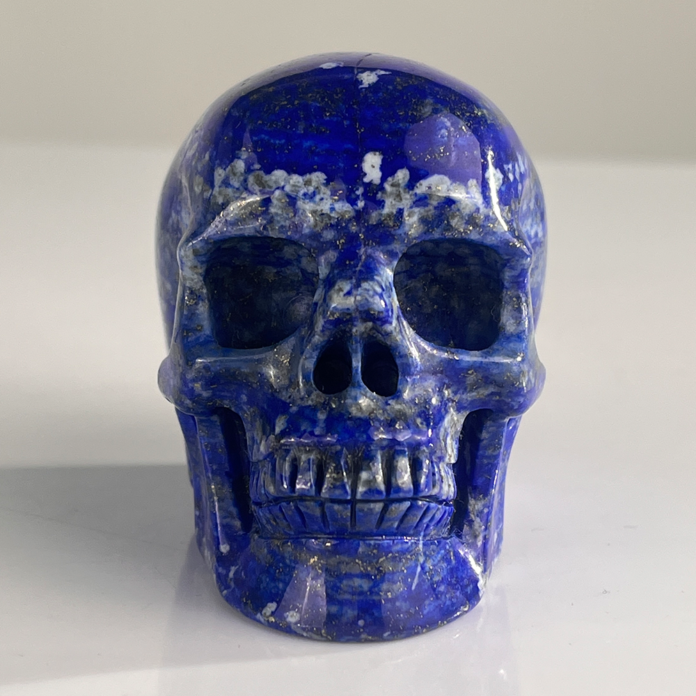 3 inch Lapis Lazuli Crystal Skull — view 2