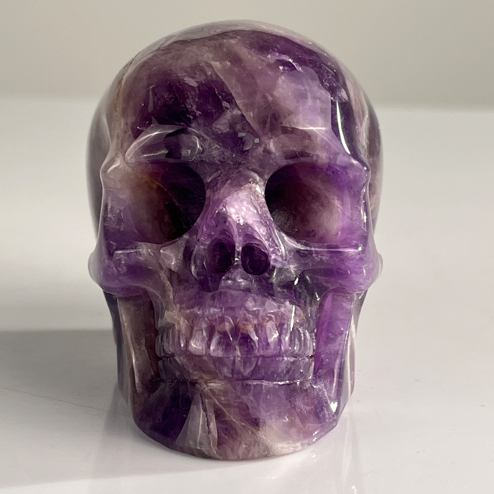 3 Inch Dream Amethyst Crystal Skull – Healing Stone — view 7