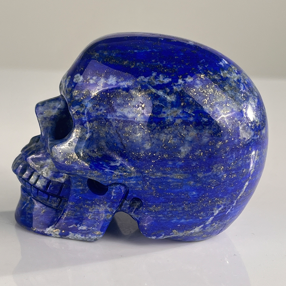 3 inch Lapis Lazuli Crystal Skull — view 6