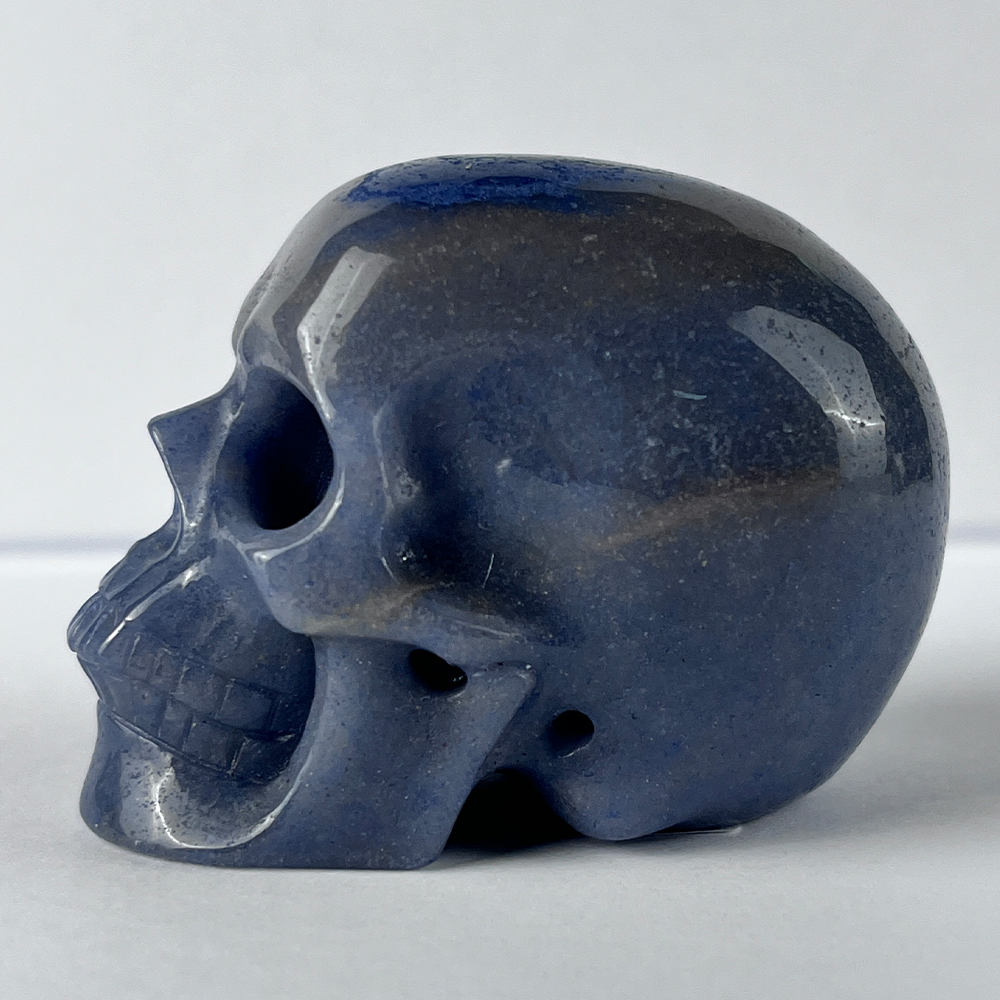 2 Inch Blue Aventurine Crystal Skull – Skull — view 4