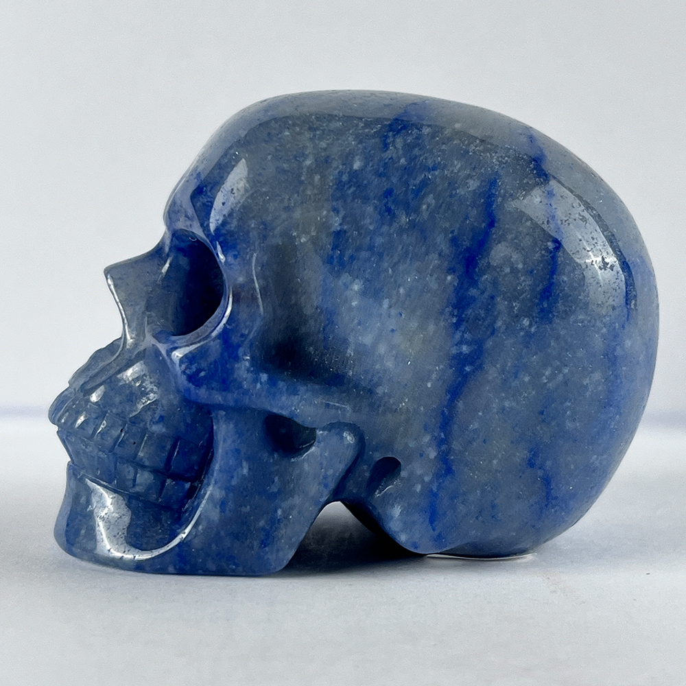 2 Inch Blue Aventurine Crystal Skull – Skull — view 5
