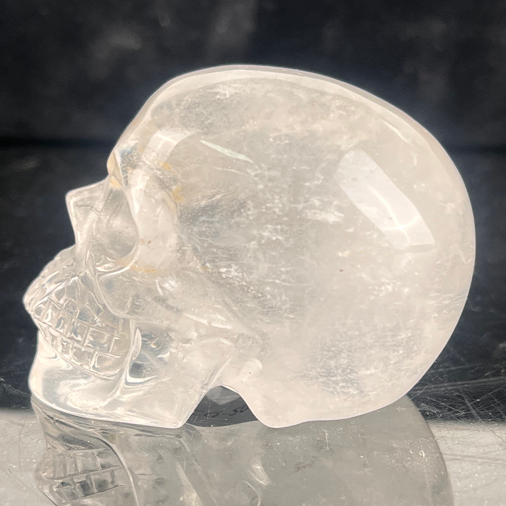 2 Inch Clear Quartz Crystal Skull – Skull — view 5