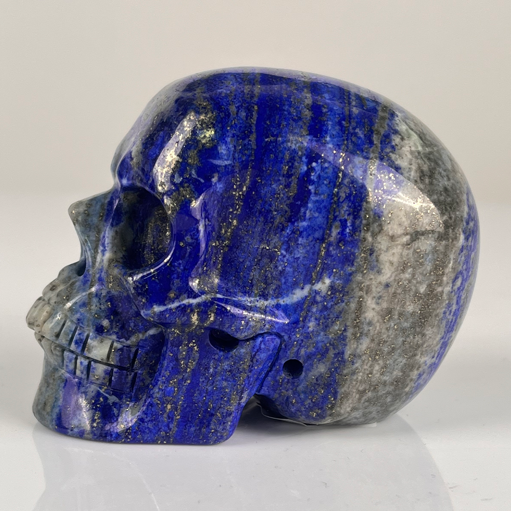 3 inch Lapis Lazuli Crystal Skull — view 5