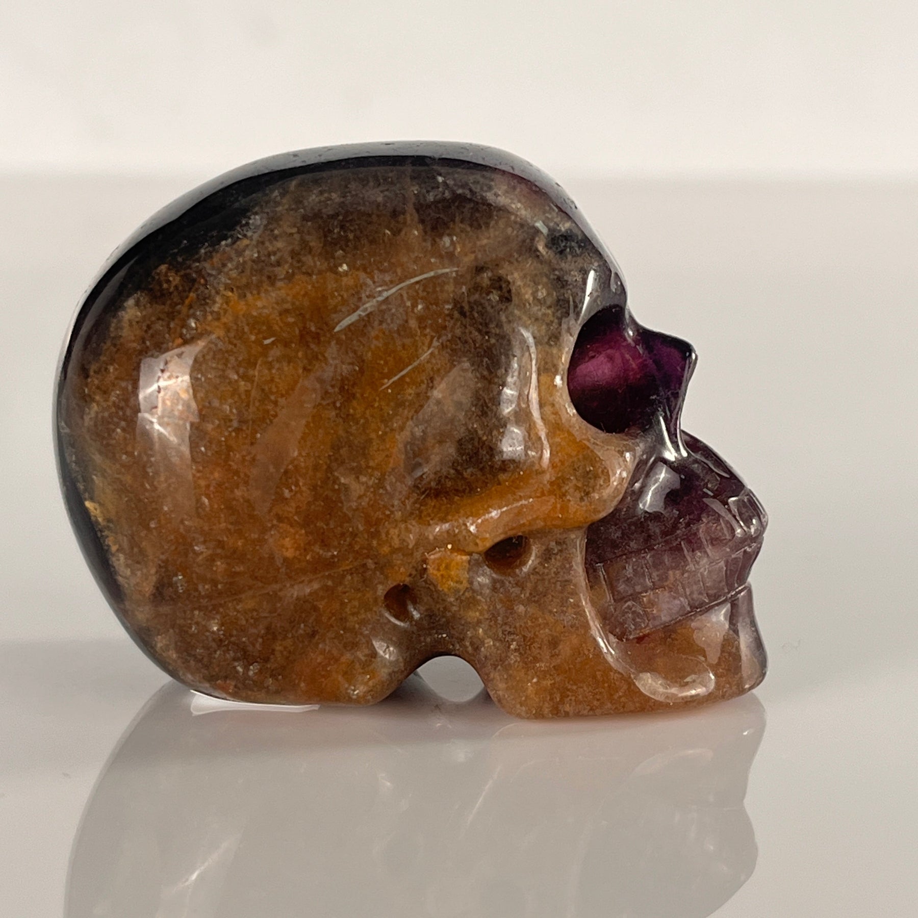 2 Inch Fluorite Crystal Skull — view 3