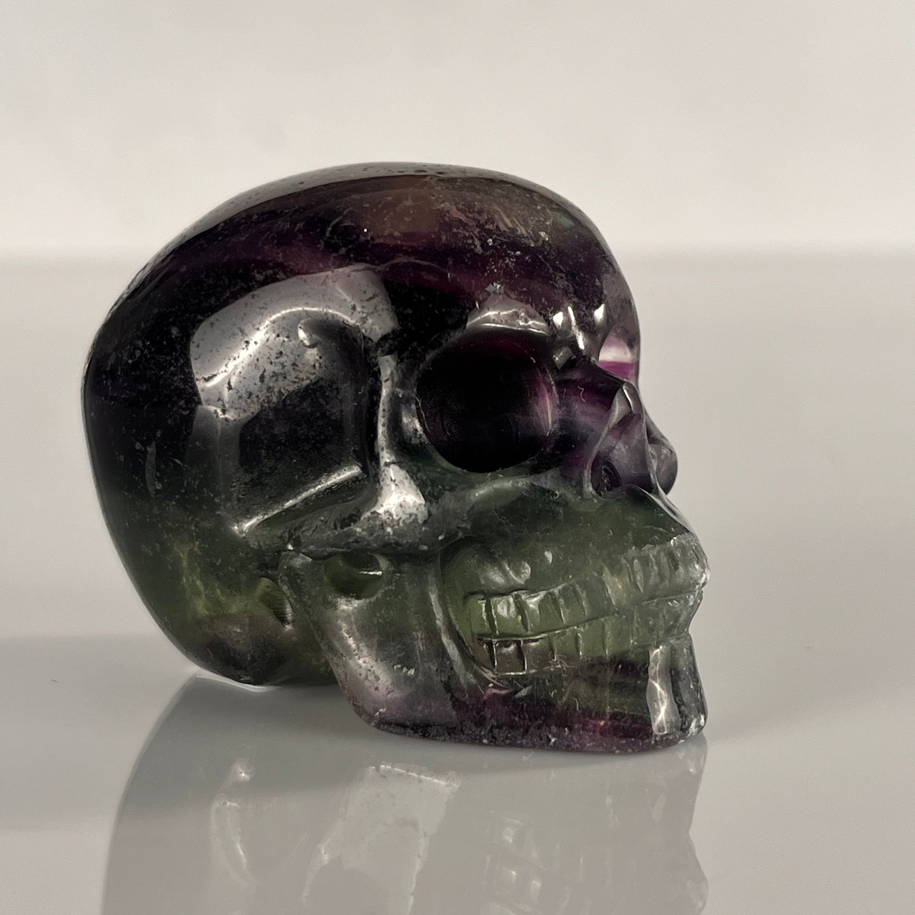 2 Inch Fluorite Crystal Skull — view 2