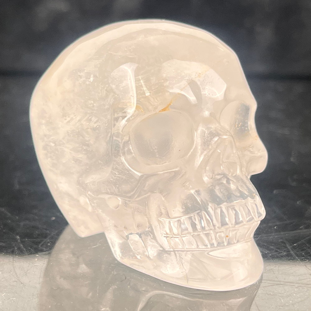2 Inch Clear Quartz Crystal Skull – Skull — view 2