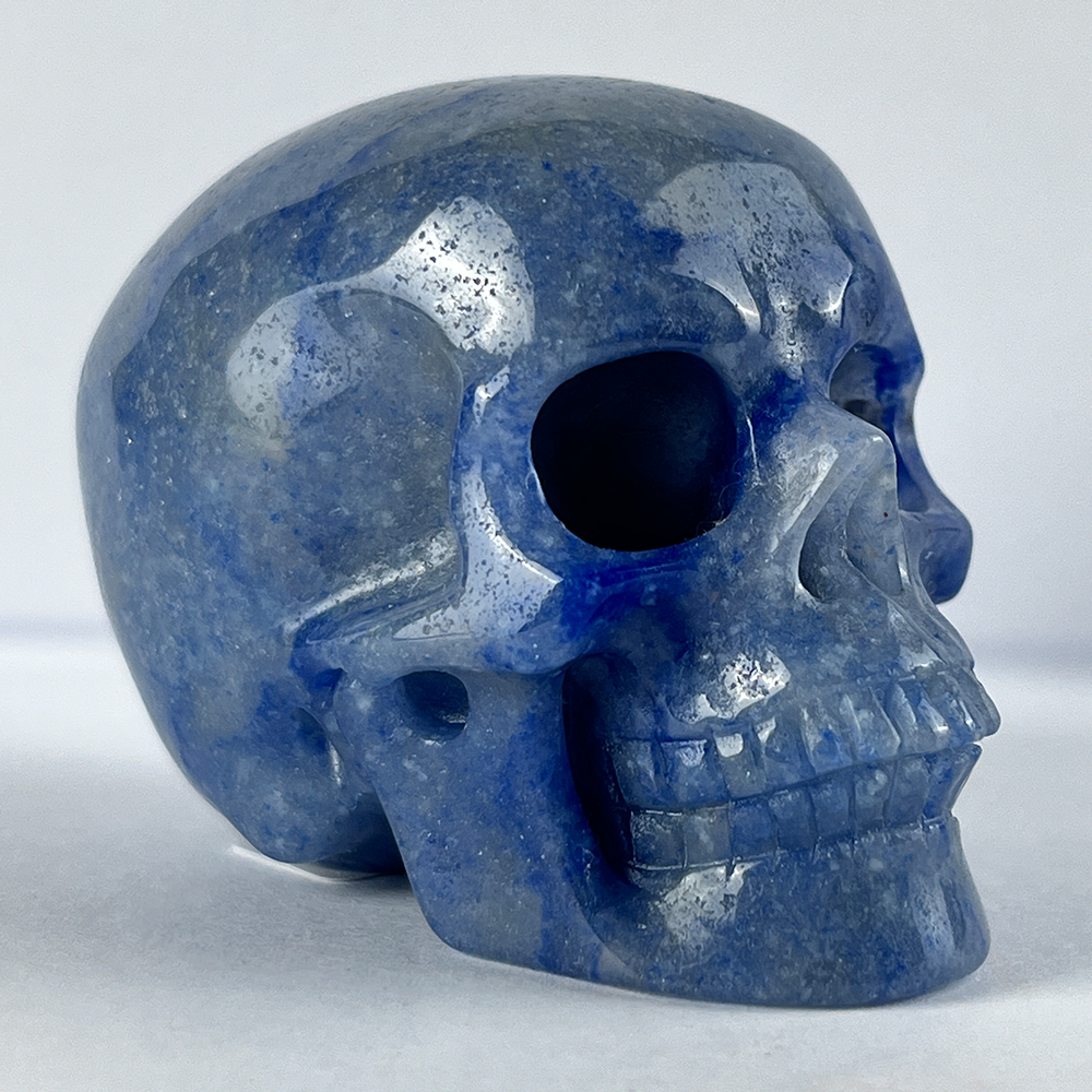 2 Inch Blue Aventurine Crystal Skull – Skull — view 2