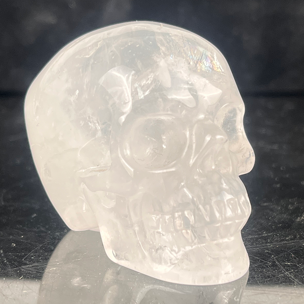 2 Inch Clear Quartz Crystal Skull – Skull — view 2