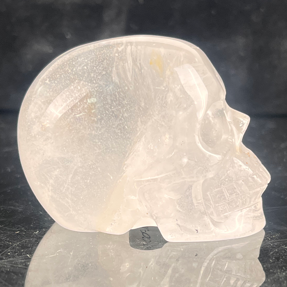 2 Inch Clear Quartz Crystal Skull – Skull — view 3