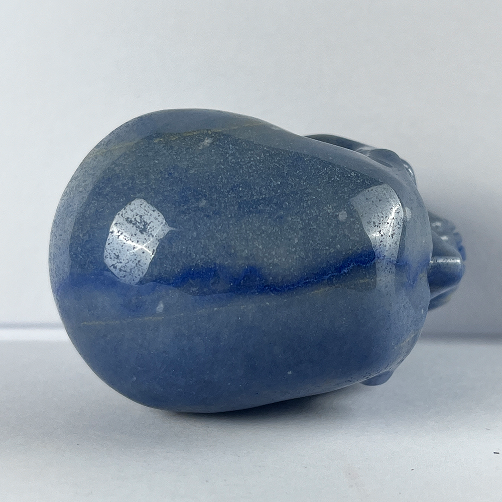 3 Inch Blue Aventurine Crystal Skull — view 8