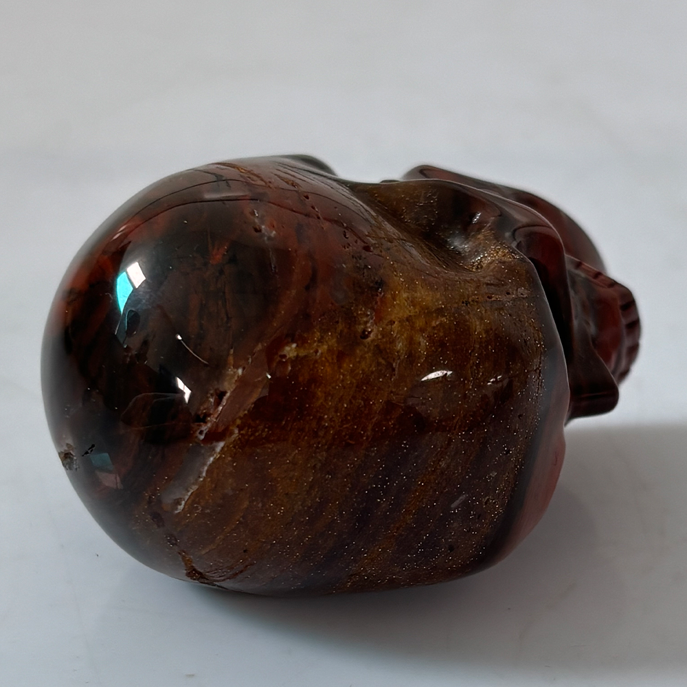2 Inch Red Jasper Crystal Skull — view 8
