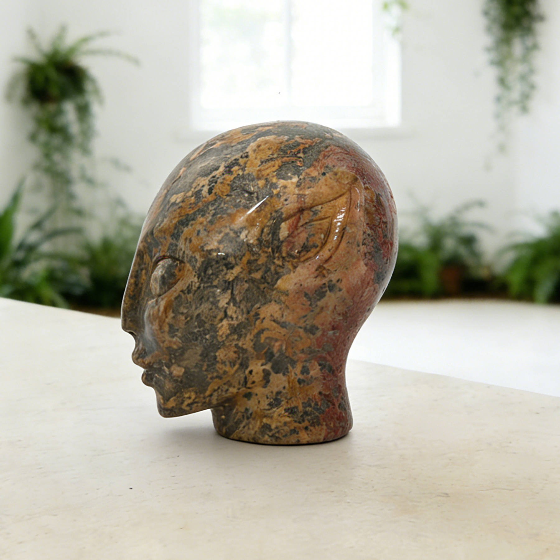 2 Inch Leopard Skin Jasper Alien Crystal Skull – Skull — view 6