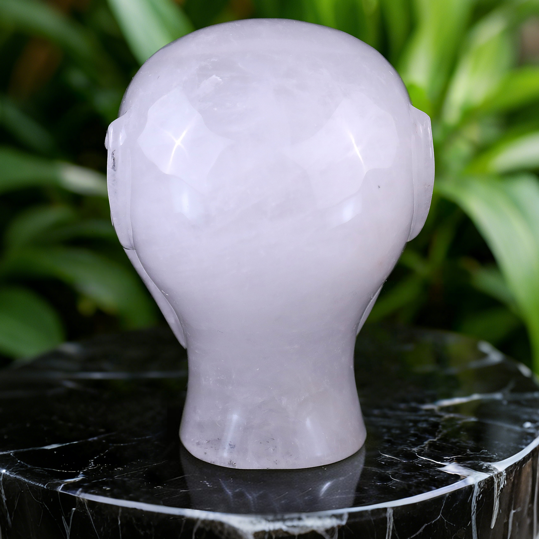 3.8 Inch Angola Quartz Alien Crystal Skull — view 5