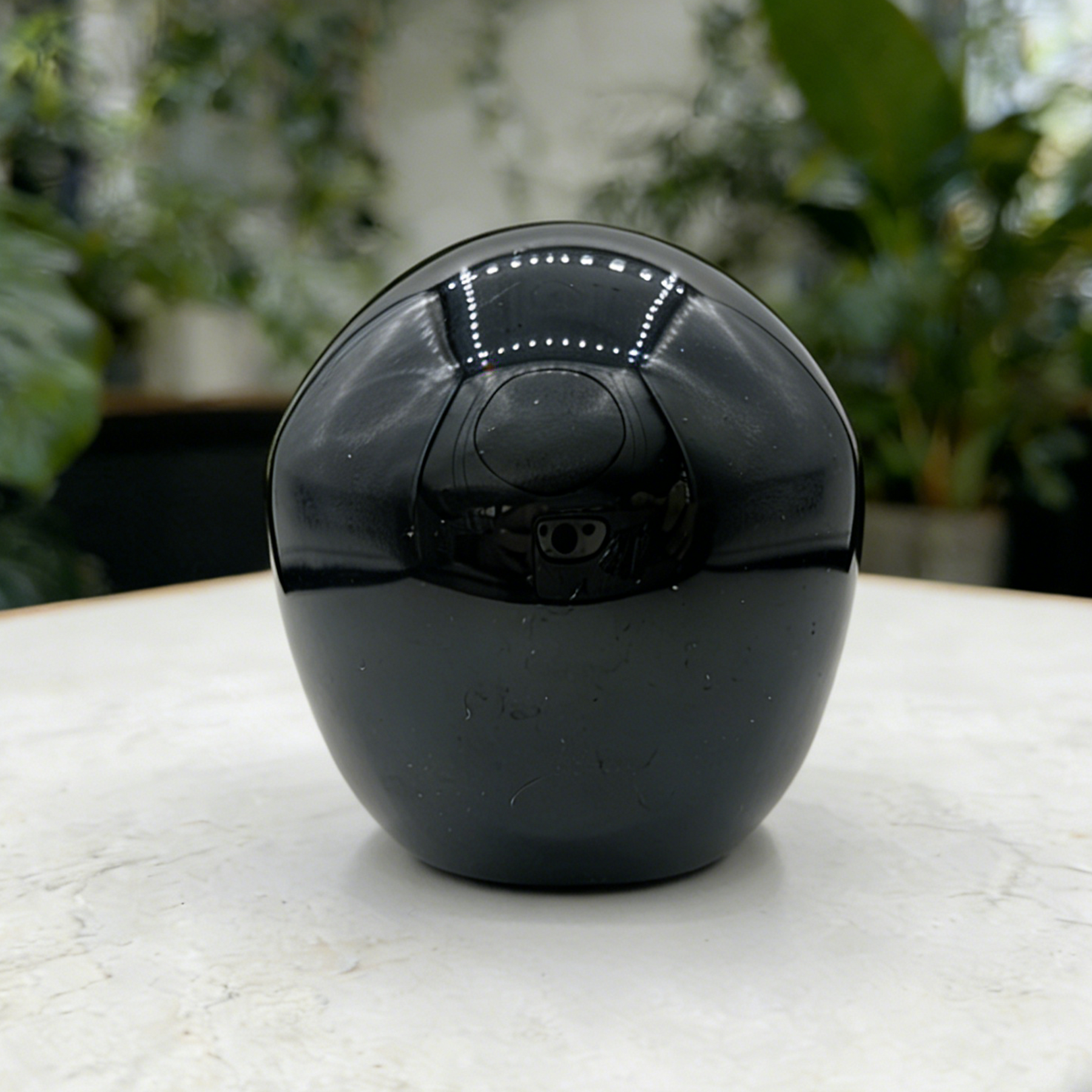 See No Evil Black Obsidian Skull - Natural Stone — view 4