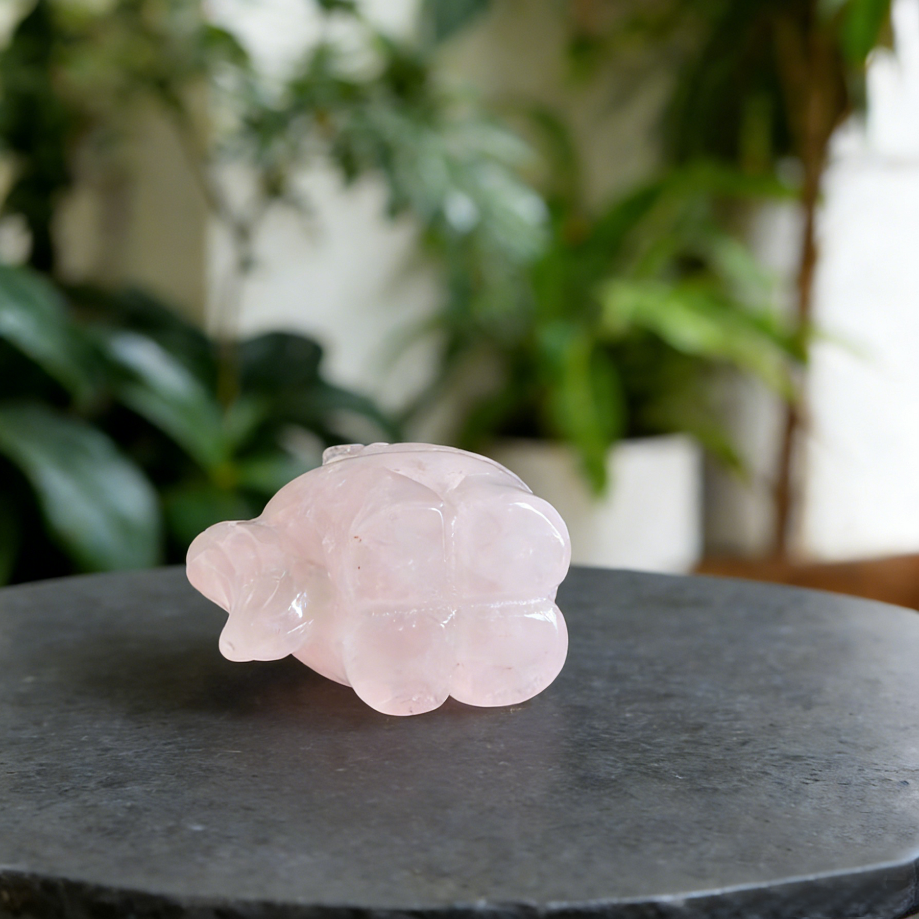 Rose Quartz Chibi Unicorn Carving — view 8