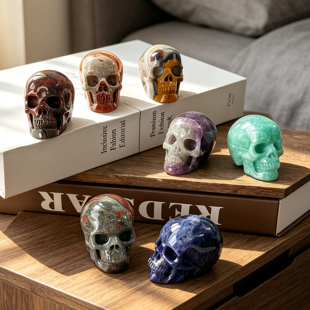 2 inch Crystal Skull Collection — view 1