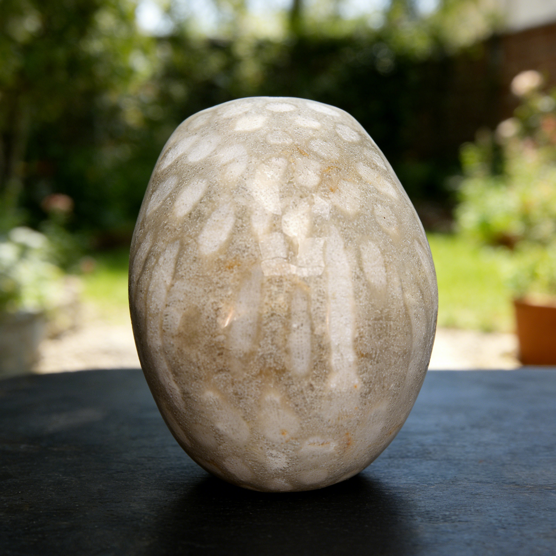 3 Inch Coral Fossil Crystal Skull — view 8