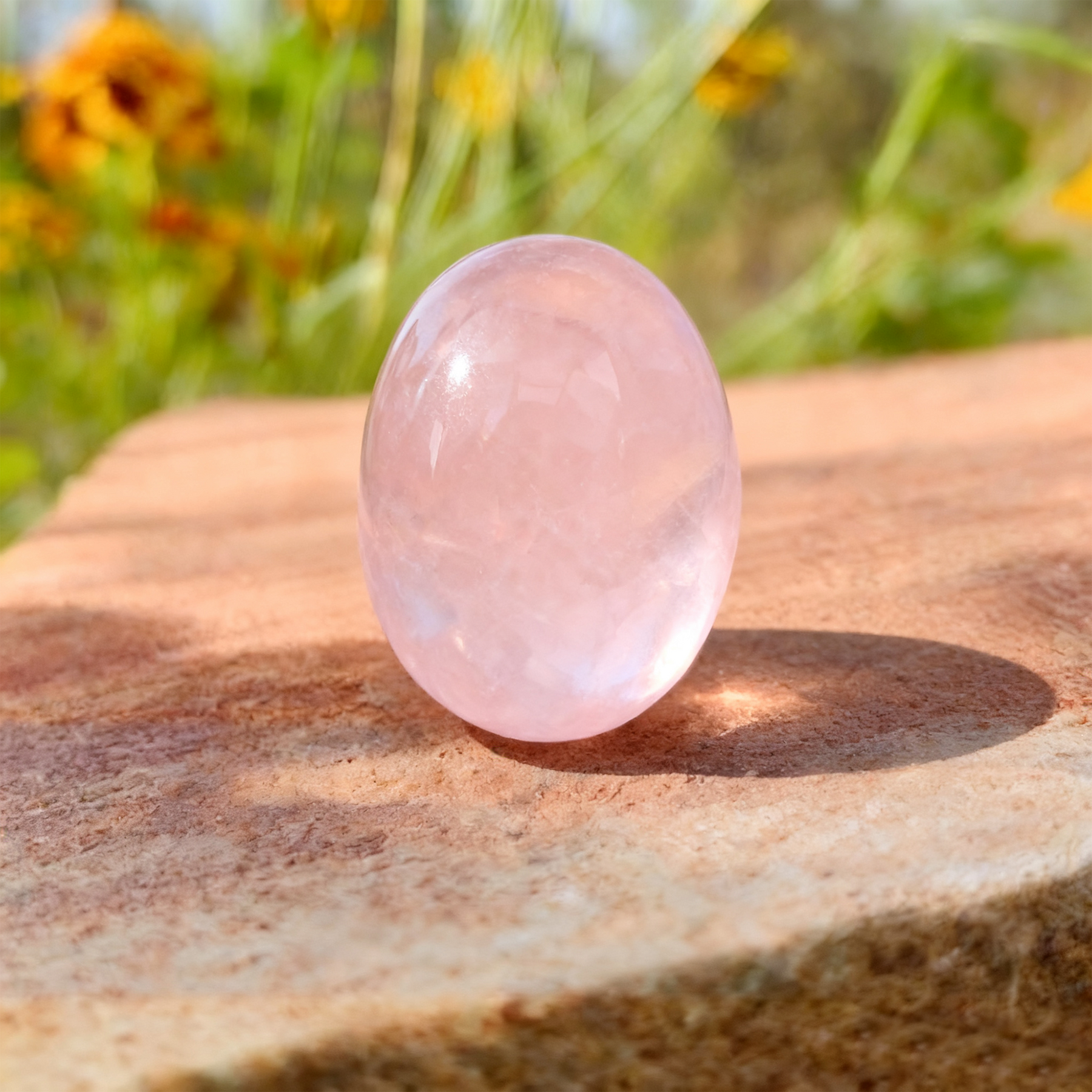 2 Inch Rose Quartz Crystal Skull – Mini — view 4