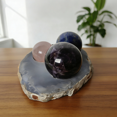 Crystal Sphere – Natural Polished Gemstone Ball — view 6