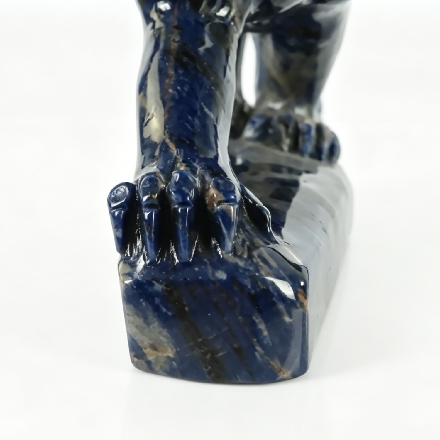 Blue Sodalite Leopard Sculpture — view 8