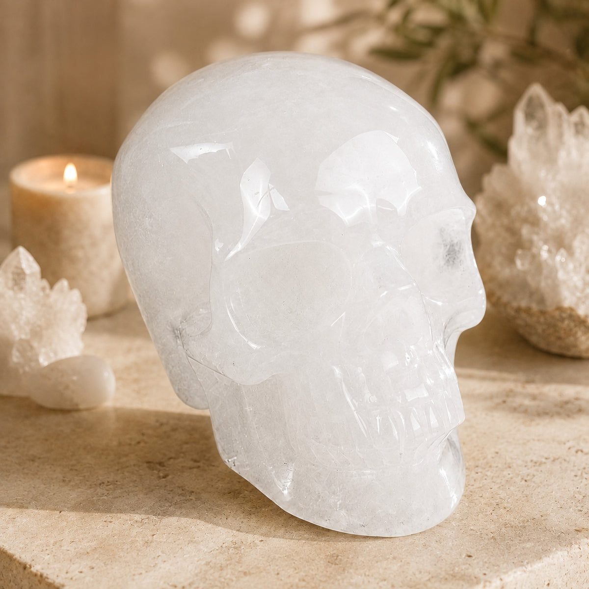 4.5-inch Angolan Quartz Skull