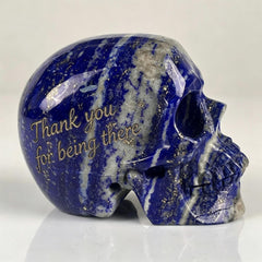3 inch Lapis Lazuli Crystal Skull — view 6