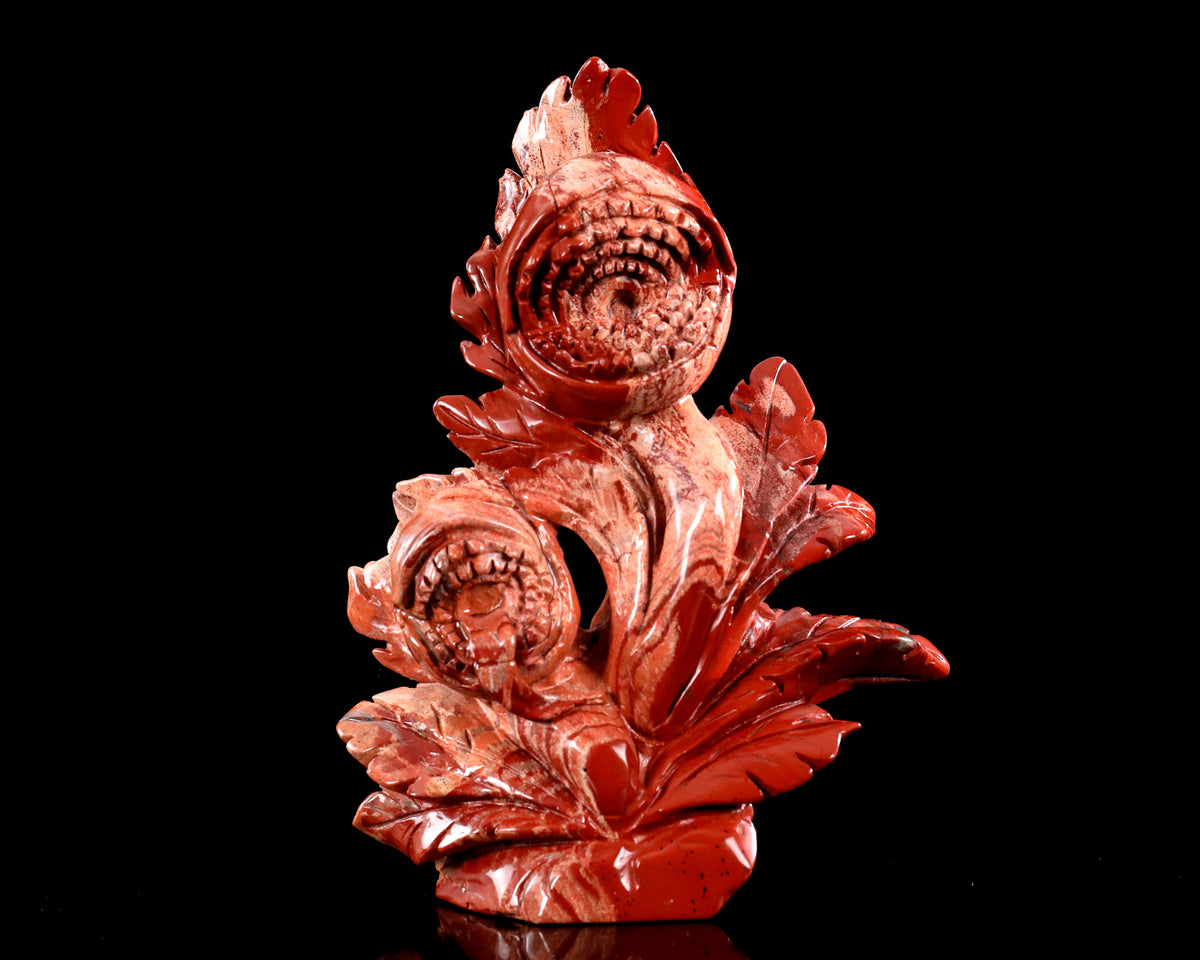 Red Jasper Carnivorous Flower