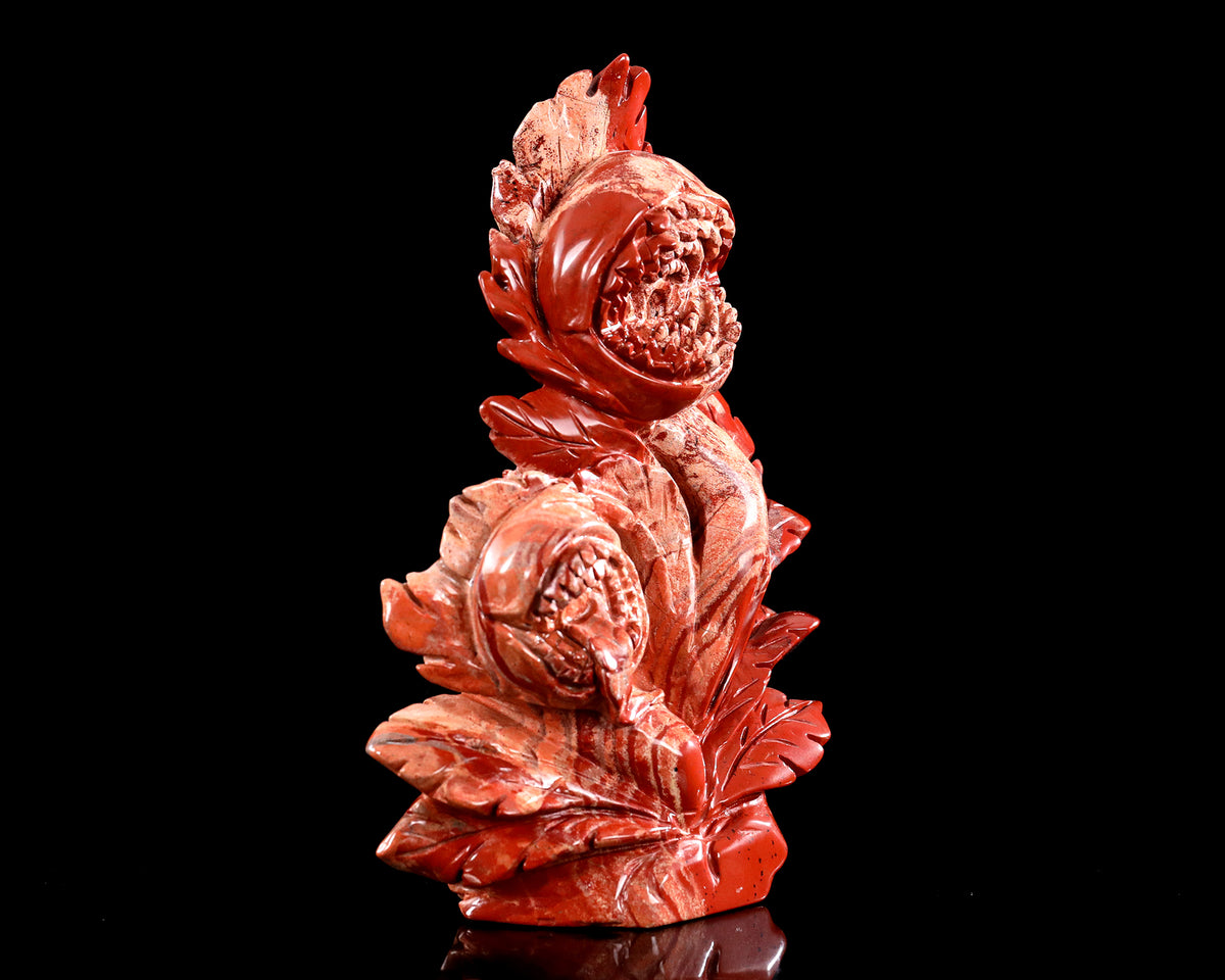 Red Jasper Carnivorous Flower