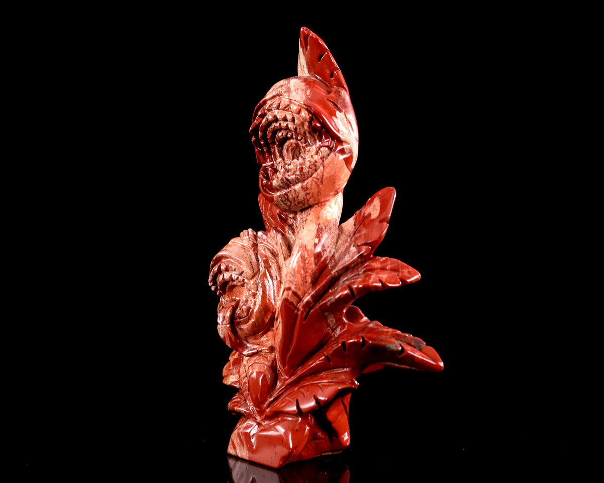 Red Jasper Carnivorous Flower