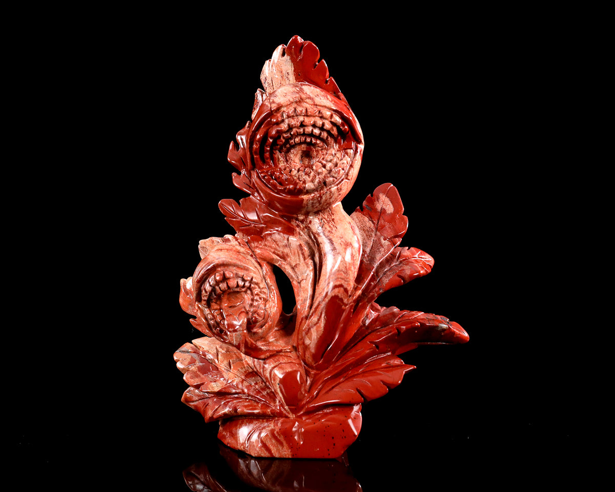 Red Jasper Carnivorous Flower
