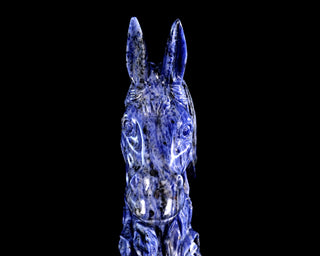Sodalite Horse Head & Tree Stump