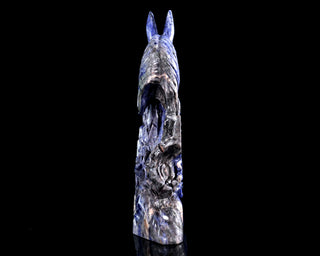 Sodalite Horse Head & Tree Stump
