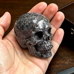 2 inch Yooperlite Crystal Skull — view 1
