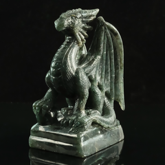 Labradorite Winged Dragon - Sculpture — view 3