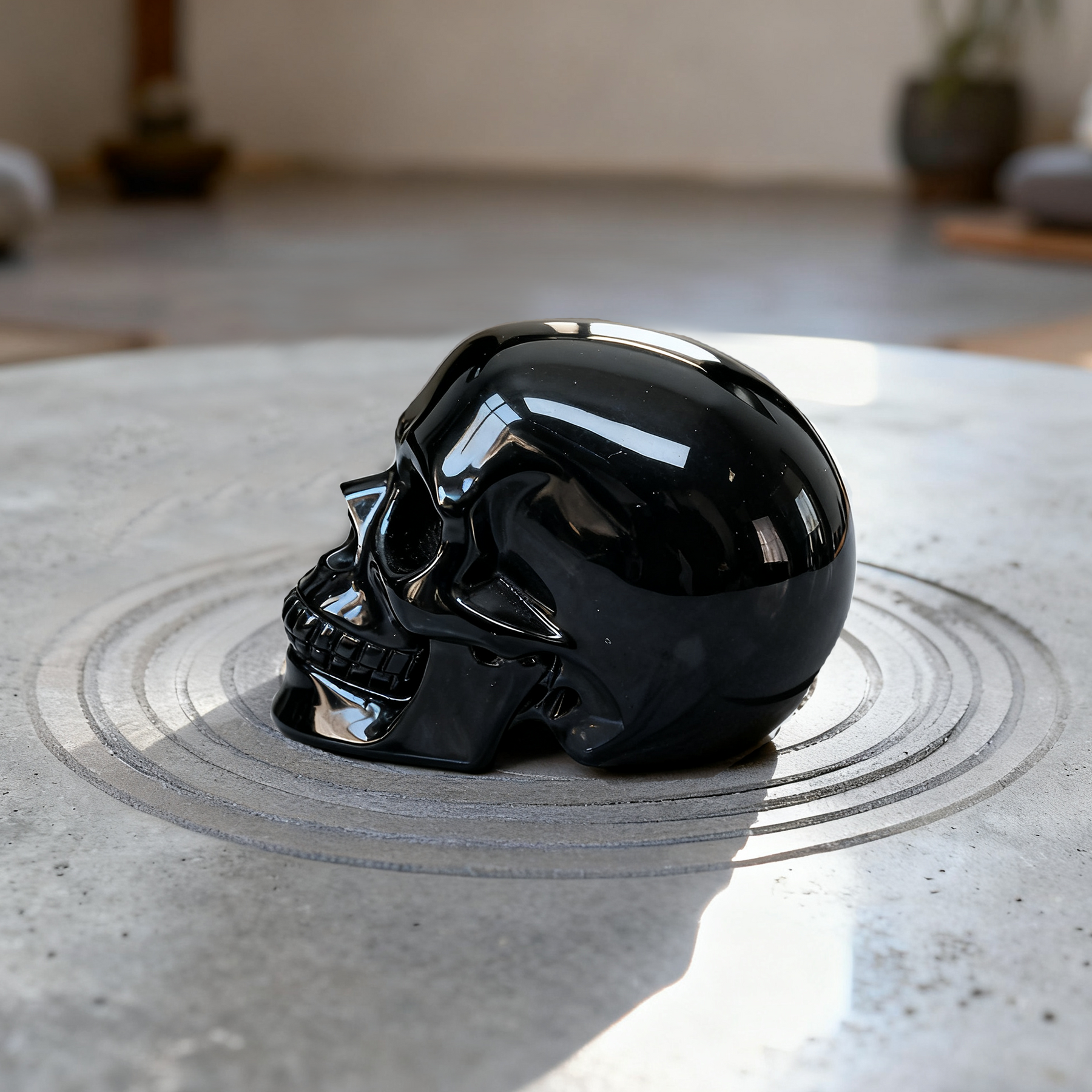 3 Inch Obsidian Crystal Skull — view 5