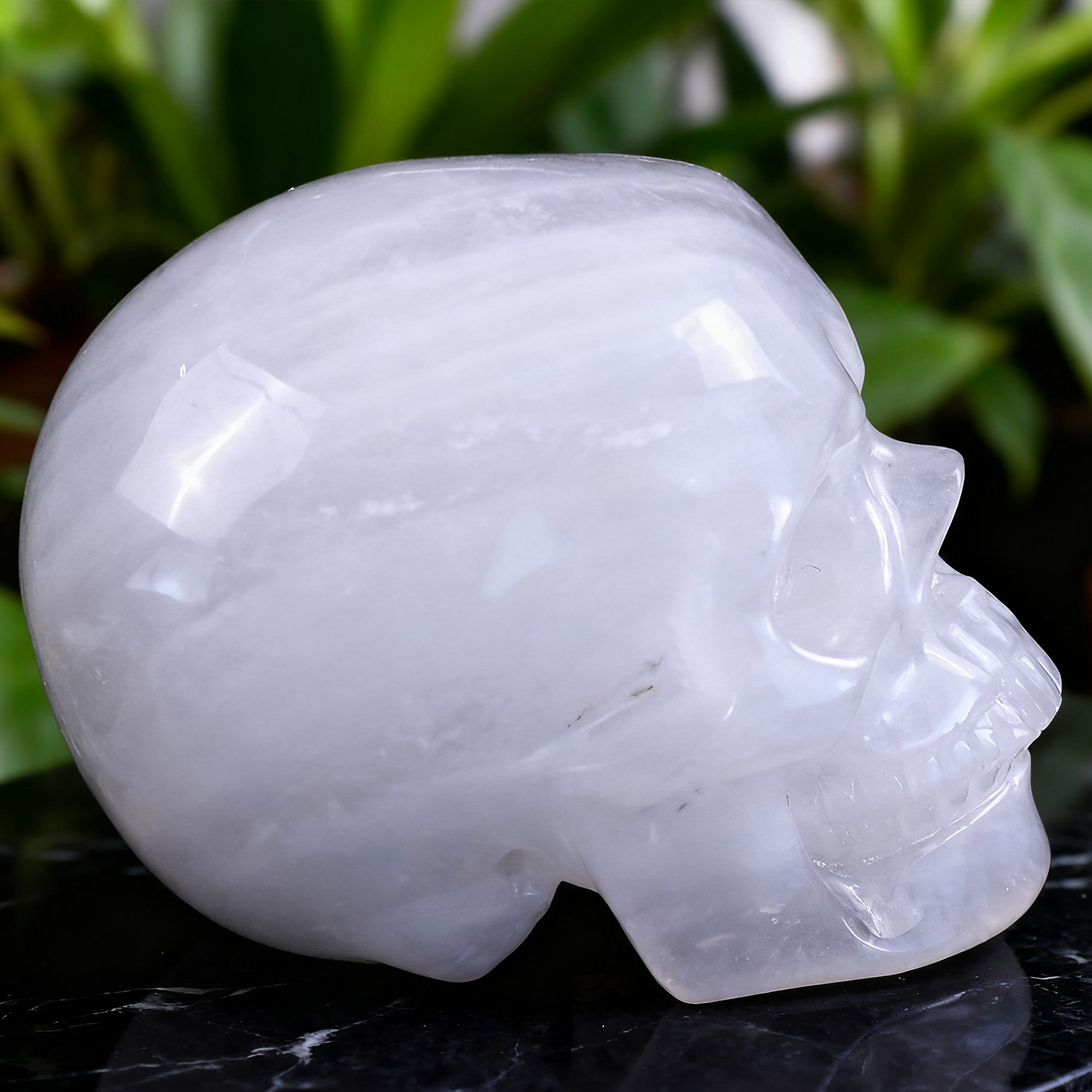 4.5 Inch Angola Quartz Crystal Skull — view 4
