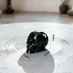 2 Inch Obsidian Crystal Skull – Skull — view 3