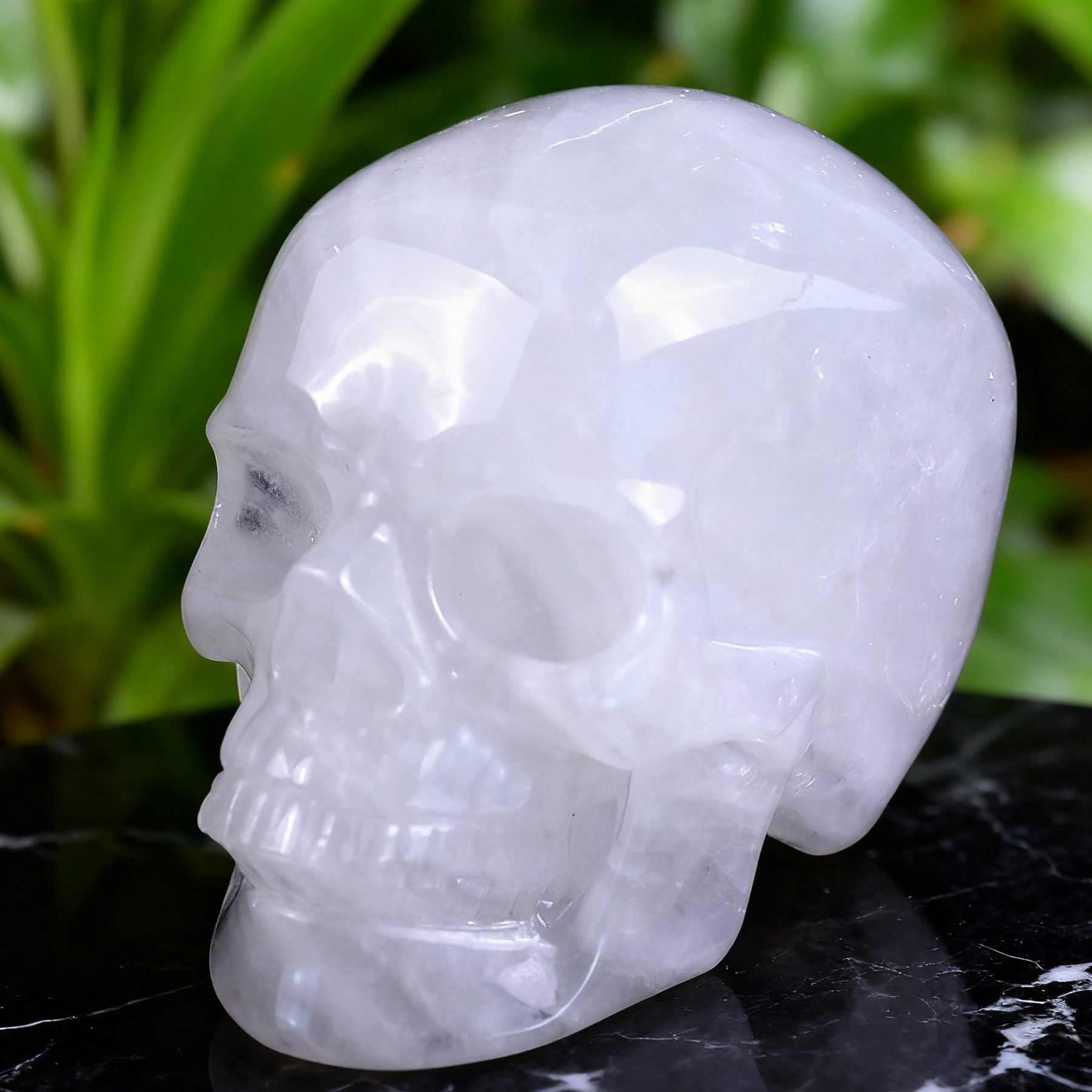 3 Inch Angola Quartz Crystal Skull — view 3