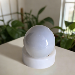 Blue Chalcedony Crystal Egg – Decor — view 5