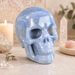 2.2-inch Blue Aventurine Skull