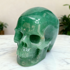 3 Inch Green Aventurine Crystal Skull — view 3